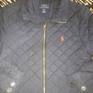Boys Navy Ralph Lauren Quilted Jacket